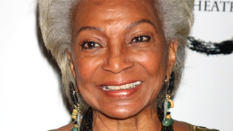 Nichelle Nichols smiling