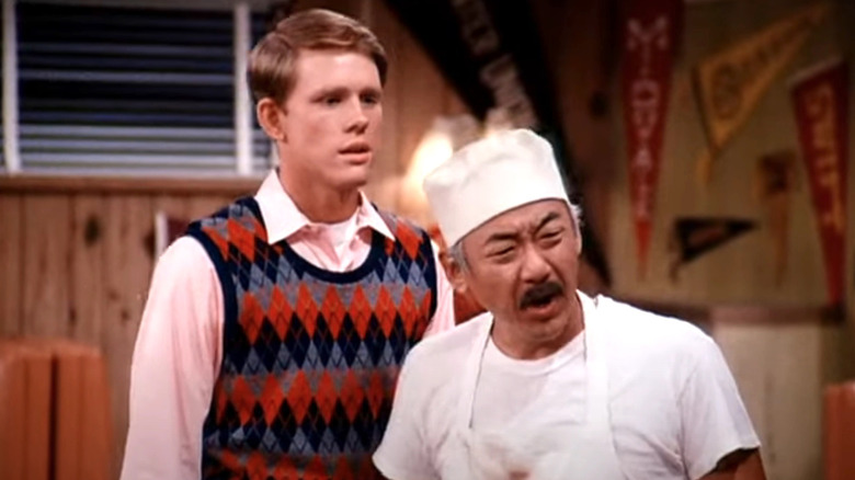 Richie and Arnold looking surprised