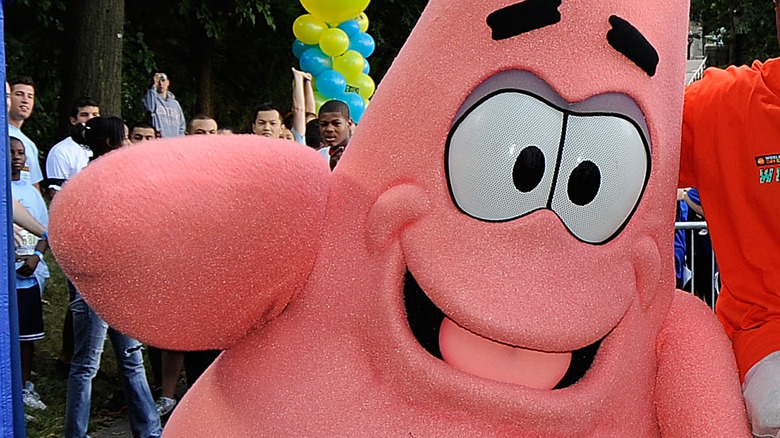 Patrick Star mascot from SpongeBob