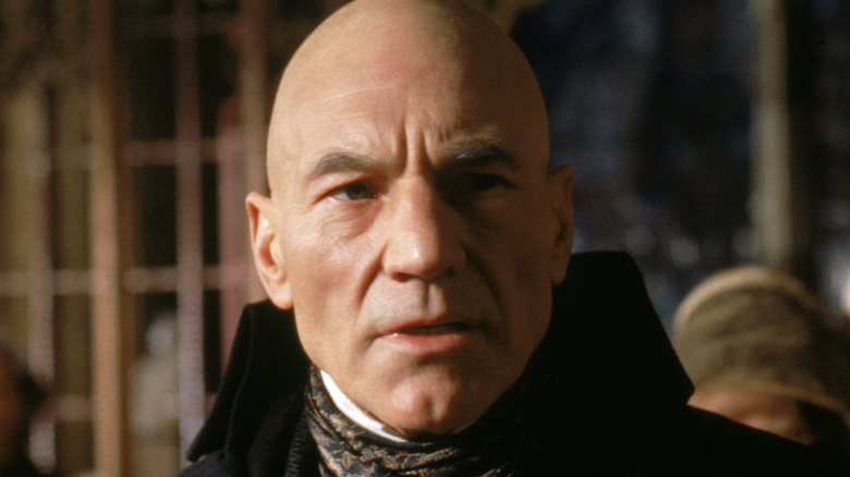 Ebenzer Scrooge with a look of disdain in 