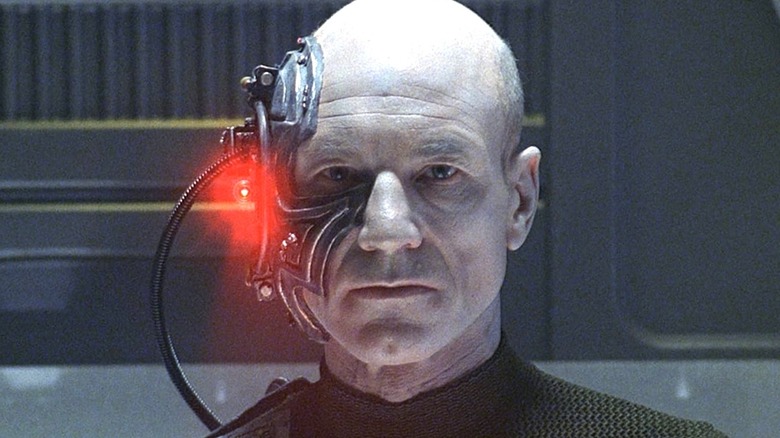 Captain Picard as Locutus in Star Trek: The Next Generation