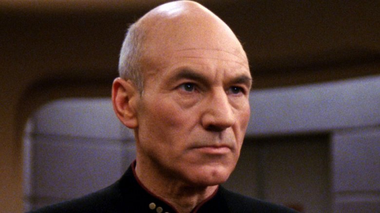 Patrick Stewart as Jean-Luc Picard in Star Trek The Next Generation