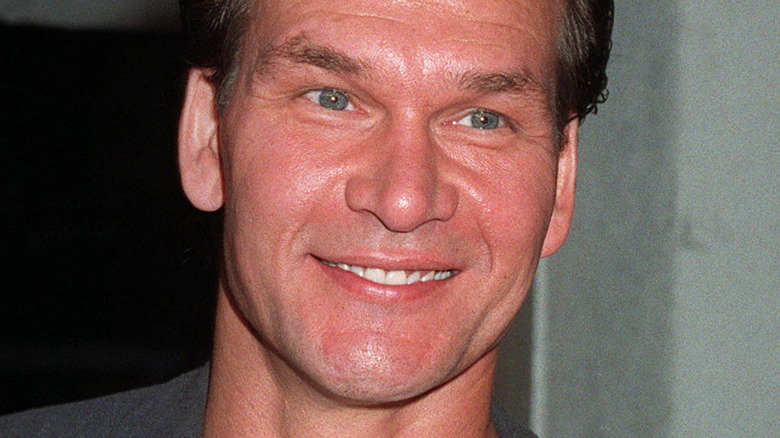 Patrick Swayze smiling