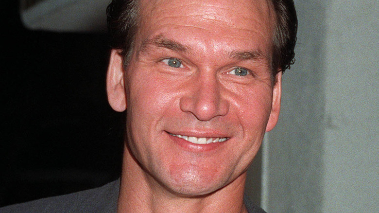 Patrick Swayze smiling