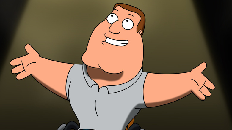 Joe Swanson smiles 