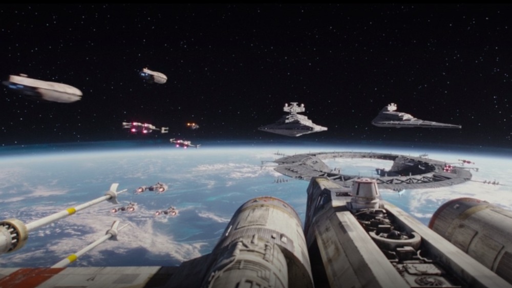 X-Wings and other spacecraft from Rogue One: A Star Wars Story