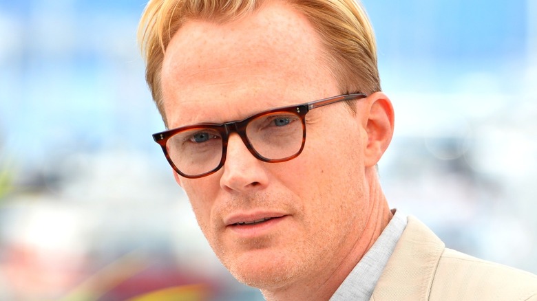 Paul Bettany wearing glasses