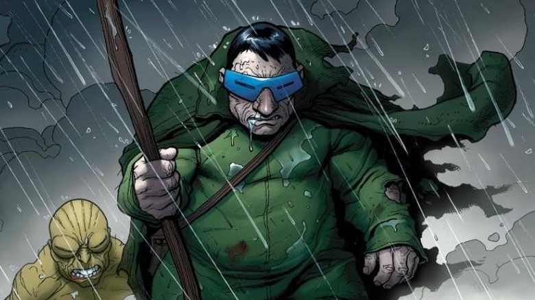 Mole Man green clothes staff