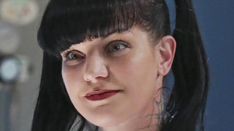 Pauley Perrette smiles on NCIS