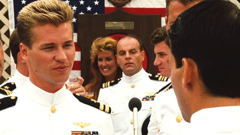 Iceman talks to Maverick