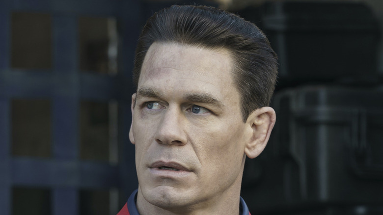 John Cena looks skeptical in HBO Max Peacemaker