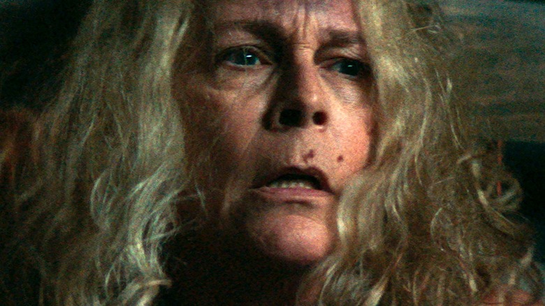 Laurie Strode looking worried