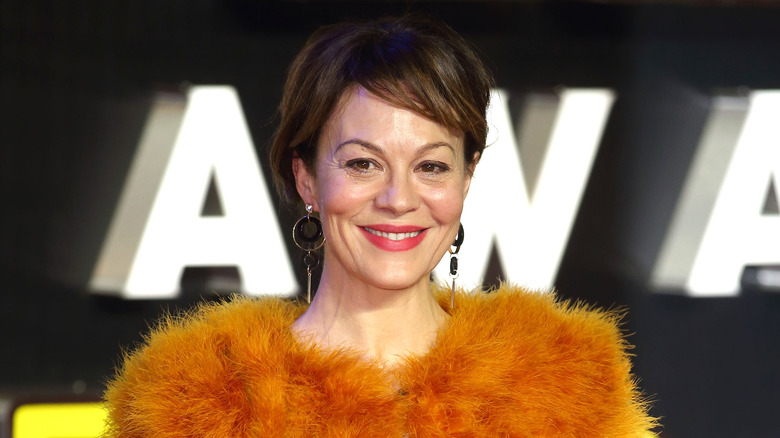 Helen McCrory smiles