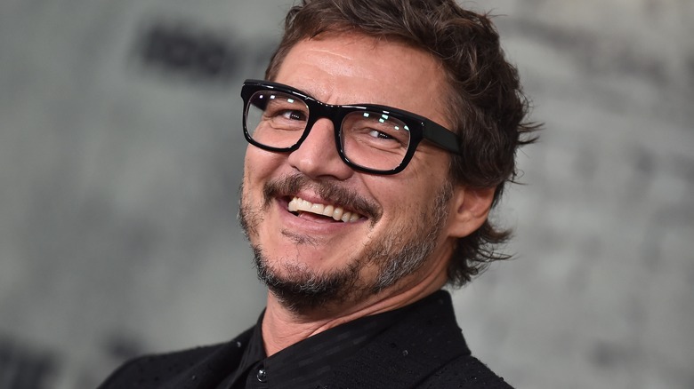 Pedro Pascal laughs congenially