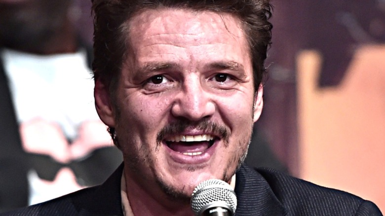 Pedro Pascal laughing and speaking