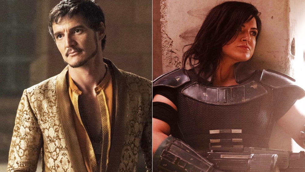 Pedro Pascal and Gina Carano are two of the stars of Disney+'s The Mandalorian