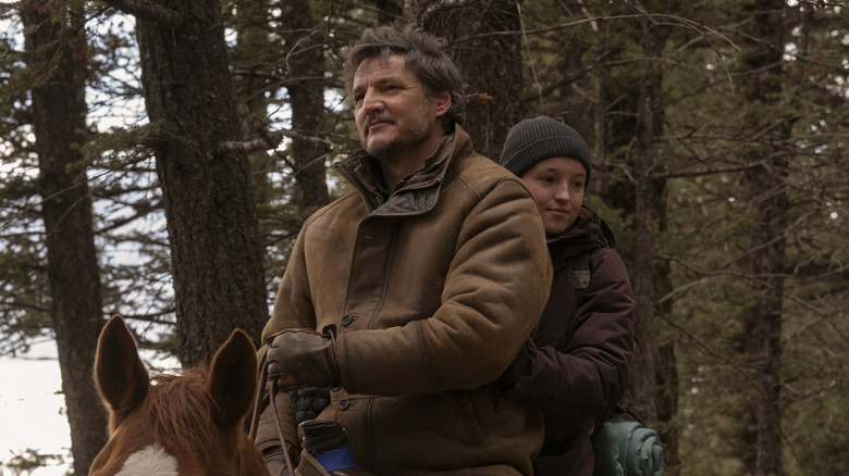 Joel Ellie on horse