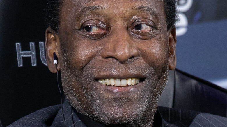 Pelé at event smiling
