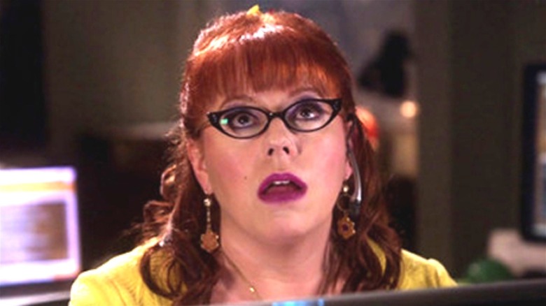 Penelope Garcia looking up on Criminal Minds