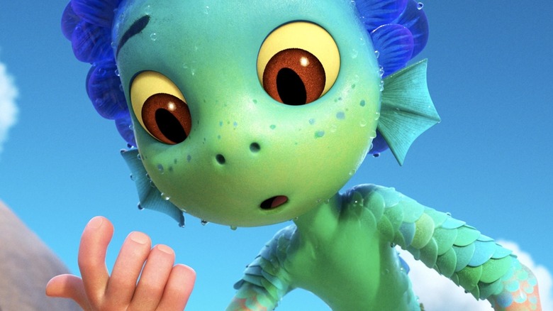 Luca (Jacob Tremblay) in Pixar film Luca