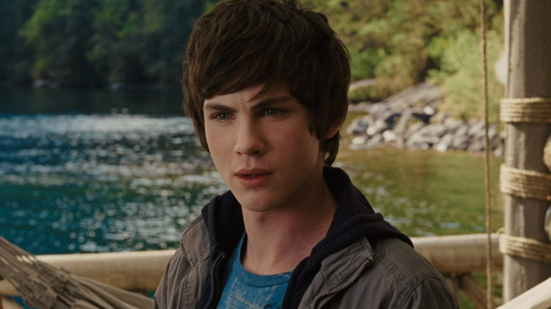 Percy Jackson frowning 