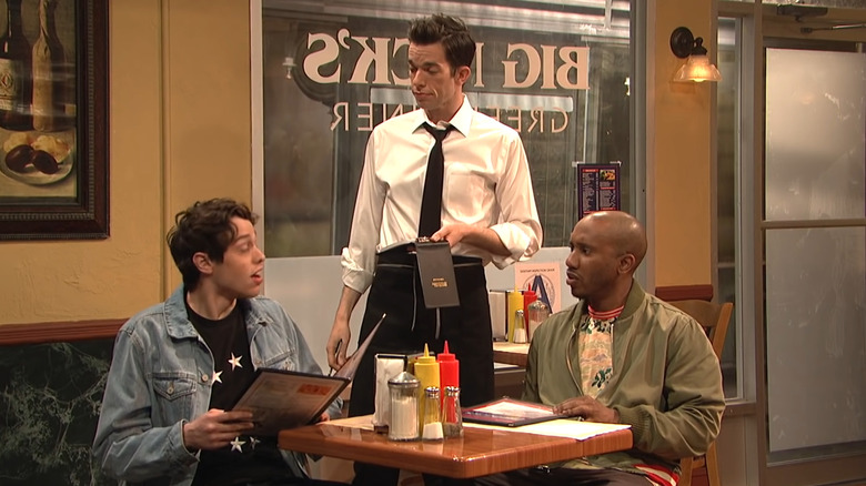 Pete Davidson ordering lobster