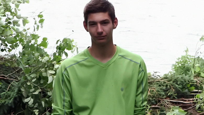 Peter Fornetti green athletic shirt
