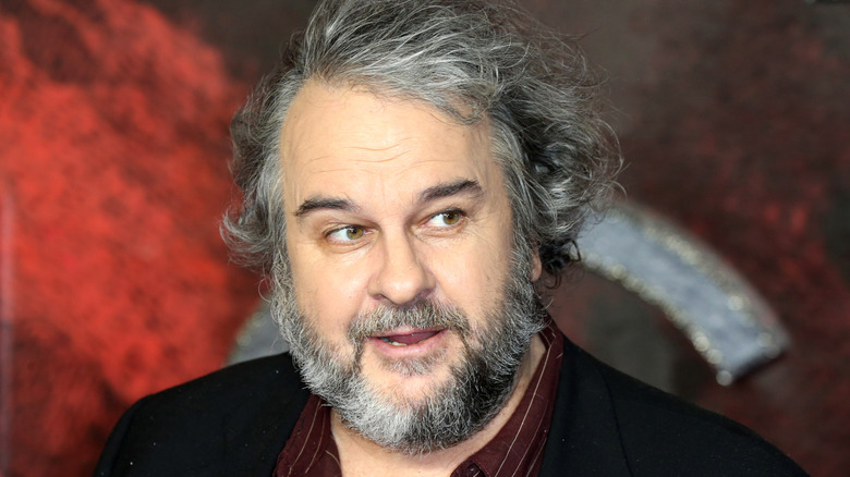 Peter Jackson with grey beard and hair