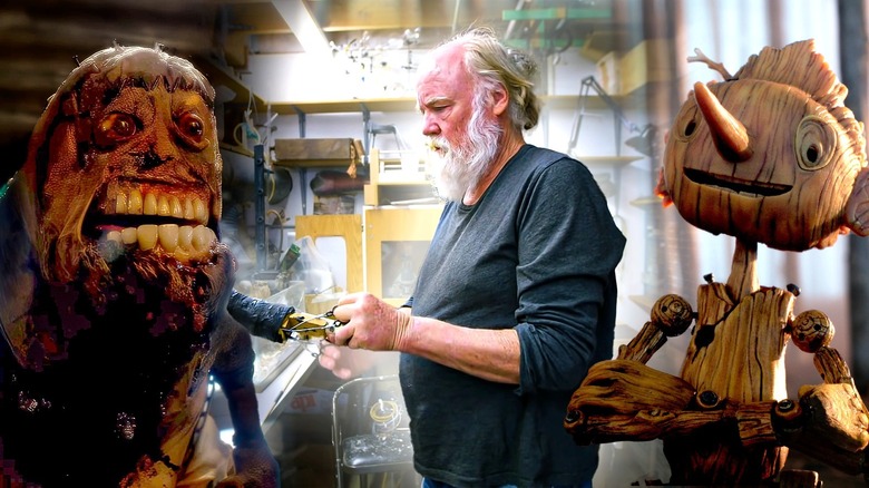 Phil Tippett working