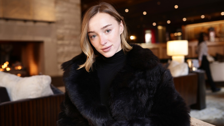 Phoebe Dynevor attends the St. Regis World Snow Polo Championships 2025