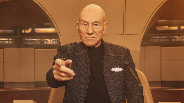Jean-Luc Picard motioning with his hand