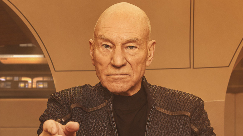 Jean-Luc Picard motioning with his hand