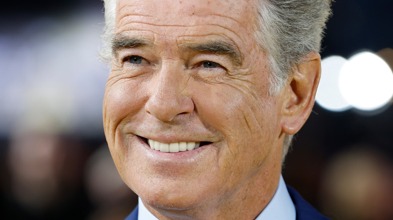 Pierce Brosnan smiling