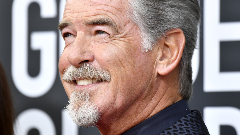 Pierce Brosnan smiling