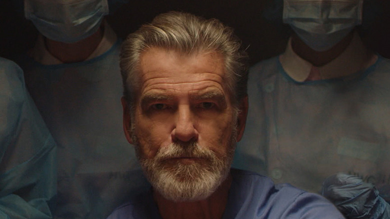 Pierce Brosnan Dr. Hindle delivers baby