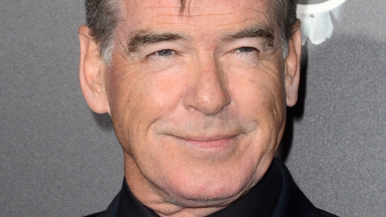 Pierce Brosnan smiling