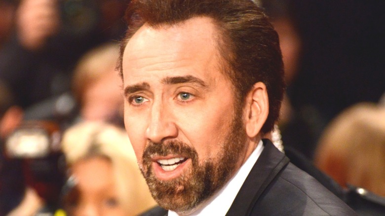 Nicolas Cage smiling