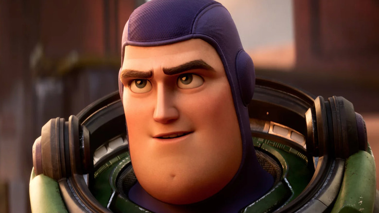 Buzz Lightyear with his helmet off
