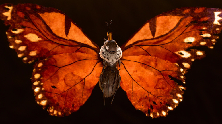 The Insect Queen flies in 