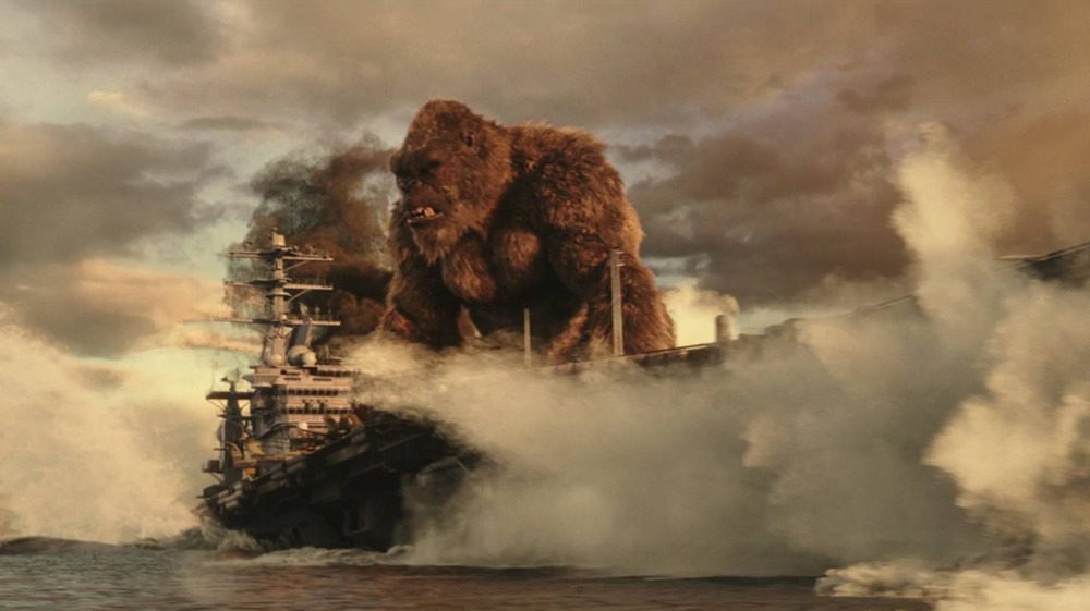 Godzilla vs. Kong ship fight