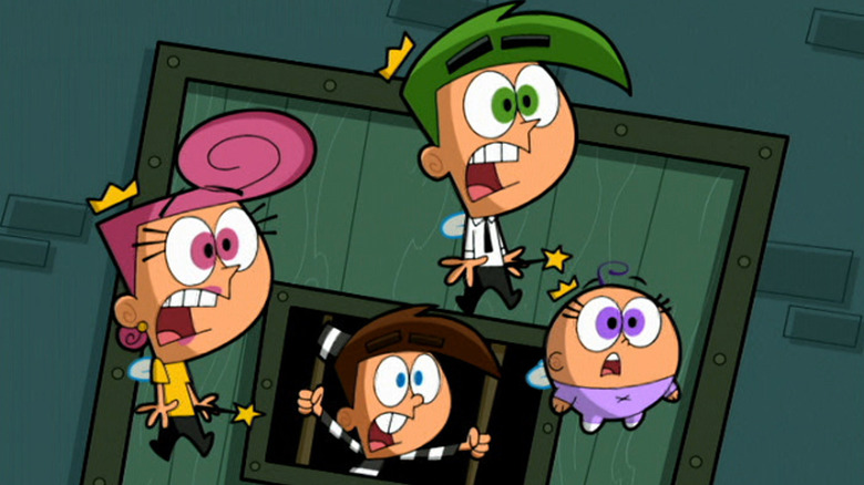 Timmy and his fairies in total shock