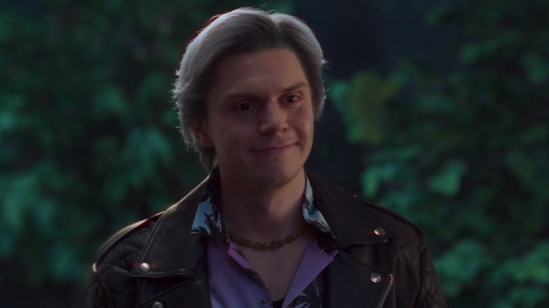 Pietro Maximoff smiling on Wanda's doorstep