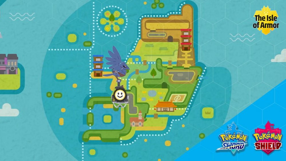 isle of armor map
