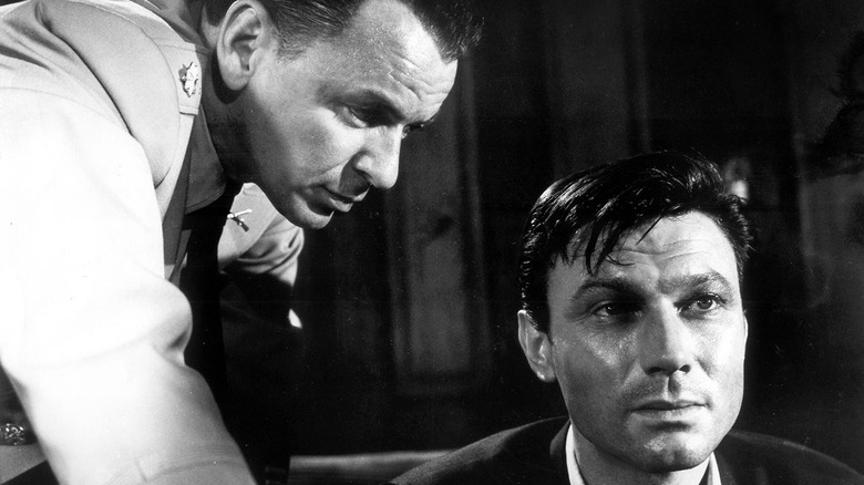 Laurence Harvey as Raymond Shaw in The Manchurian Candidate