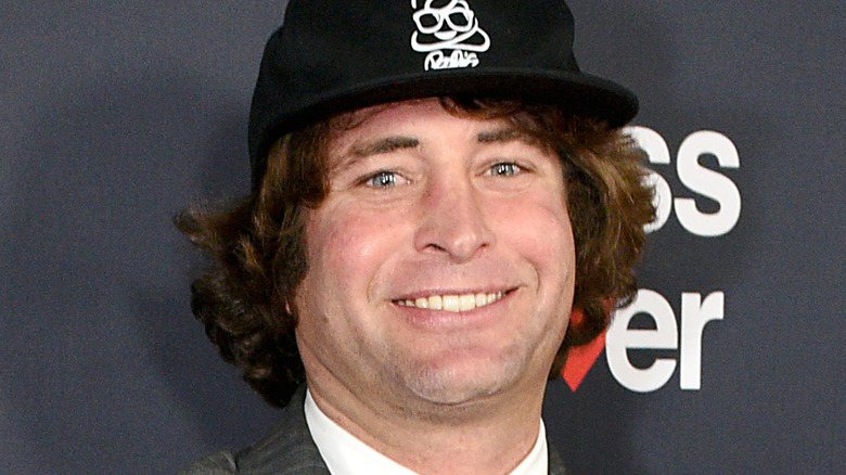 Poopies wearing a cap at the Jackass Forever premiere