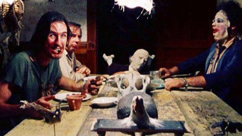 The Iconic Dinner Scene for The Texas Chainsaw Massacre