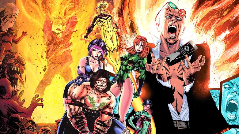 Spider Jerusalem and Gen 13 posing