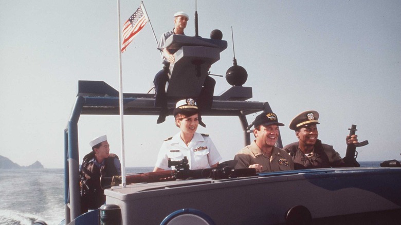 McHale's navy still of actors in boat