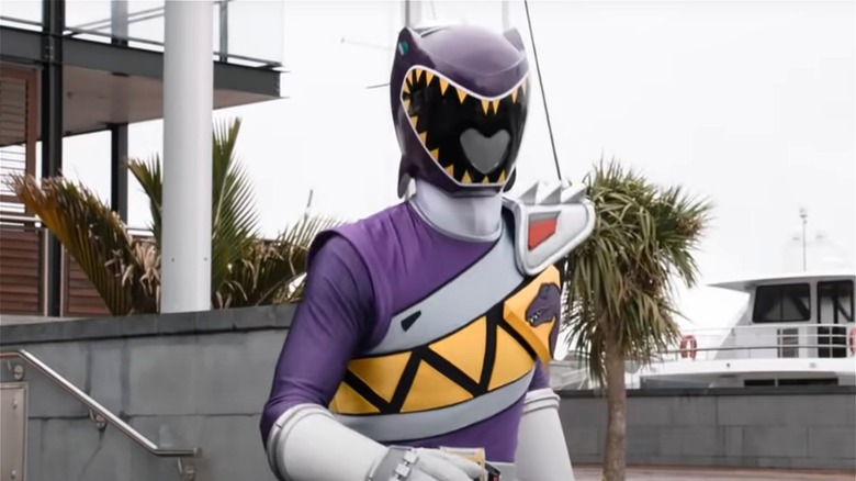 A Purple Ranger at ease