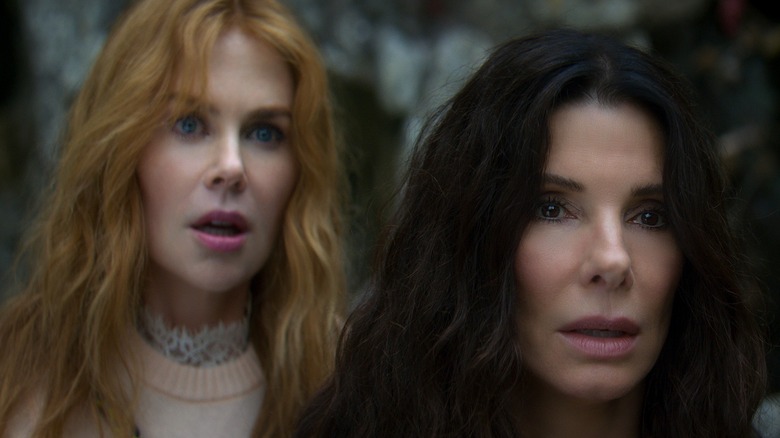 Gillian and Sally looking shocked in Practical Magic 2 (2026)